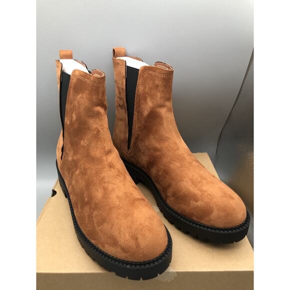 ZBY LPCBDEE Womens Classic Chelsea Boots Fashion Elastic Bands Slip On 8 M9J175 - Picture 5 of 13